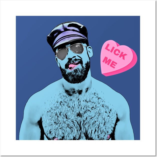 Lick Me (Candy Heart) Wall Art by JasonLloyd